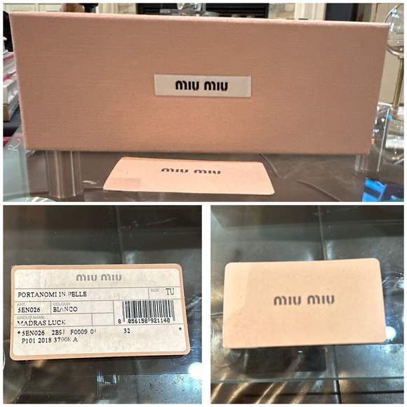 🦄 RARE Authentic MIU MIU Leather “Not Nice” White Unicorn Bag Charm, in Box 🦄 - Picture 16 of 16